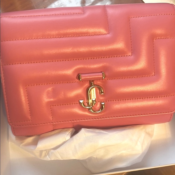 Jimmy Choo Pink Quilted Crossbody Bag - Picture 2 of 4